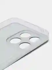 Тёмно-коричневый силиконовый чехол на Honor X8A / Хонор X8A прозрачный, с рисунком, защита камеры