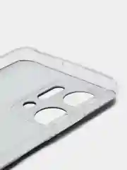 Черный силиконовый чехол на Honor X7A / Хонор X7A прозрачный, с рисунком, защита камеры