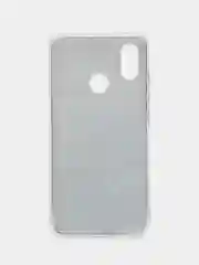 Бирюзовый силиконовый чехол на Xiaomi Mi 8 / Сяоми Ми 8 прозрачный, с рисунком, защита камеры