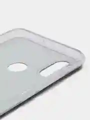 Бирюзовый силиконовый чехол на Xiaomi Mi 8 / Сяоми Ми 8 прозрачный, с рисунком, защита камеры