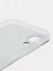 Угольный силиконовый чехол на Oppo A17K/Оппо A17К, прозрачный, с рисунком, защита камеры
