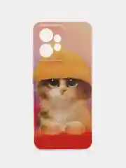 Желтый чехол на Xiaomi Redmi Note 12 4G / Сяоми Редми Ноут 12 4G с рисунком, защита камеры