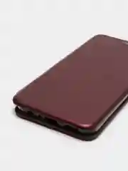 Бордовый чехол книжка Honor 9X Lite