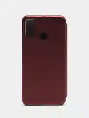 Бордовый чехол книжка Honor 9X Lite