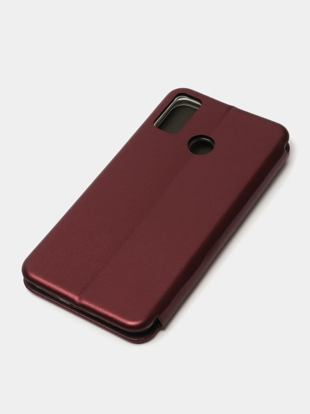 Бордовый чехол книжка Honor 9X Lite