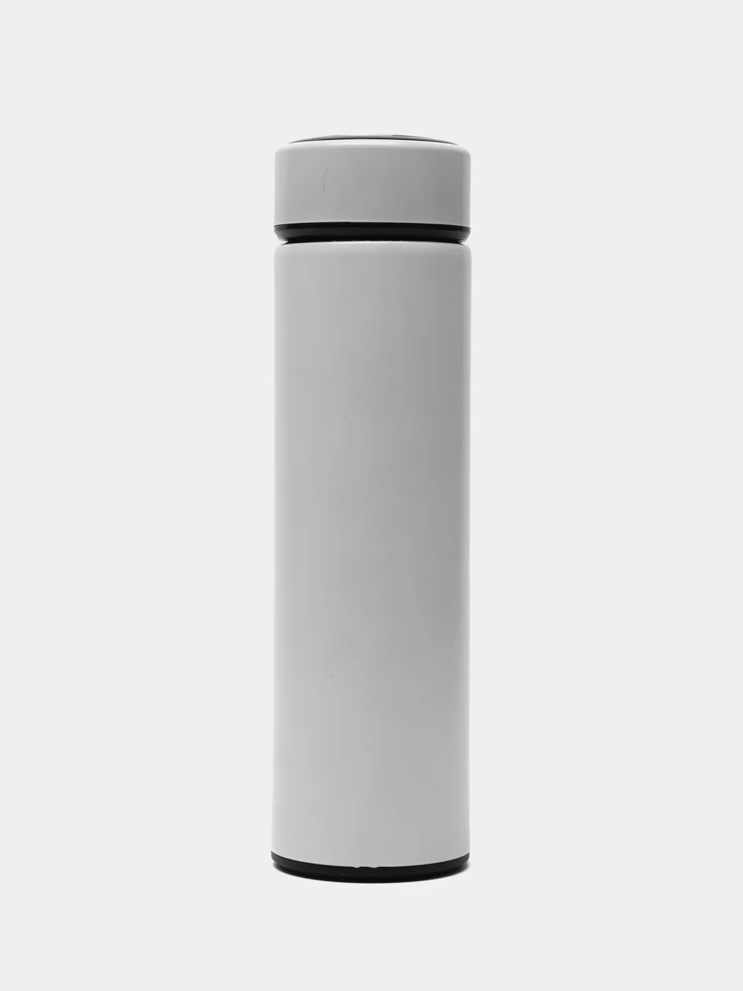Белый термос с покрытием soft-touch