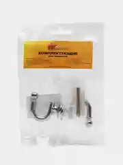 Серебряный крючок металлический