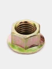 Гайка оси колеса, маятника, генератора Альфа, скутер (М10 x 1,25 х h10 мм.) ПРЕССШАЙБА