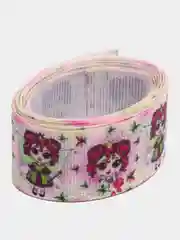 Конфетный лента репсовая, с рисунком, 2,5 см, 2 м