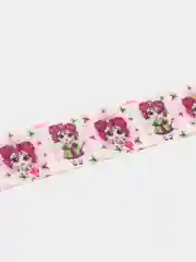 Конфетный лента репсовая, с рисунком, 2,5 см, 2 м