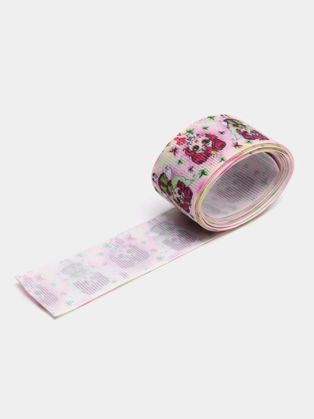 Конфетный лента репсовая, с рисунком, 2,5 см, 2 м