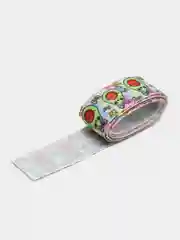 Зеленый лента репсовая, с рисунком, 2,5 см, длина 2 м