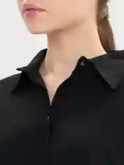 Черный женский, летний костюм, с шортами