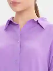 Аметистовый женский, летний костюм, с шортами