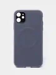 Синий чехол Magsafe (Магсейф) на iPhone 11/12/13 mini/14 Pro/14 Plus Max, кожаный