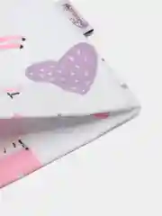 Фиолетовый комплект: шапка + слюнявчик