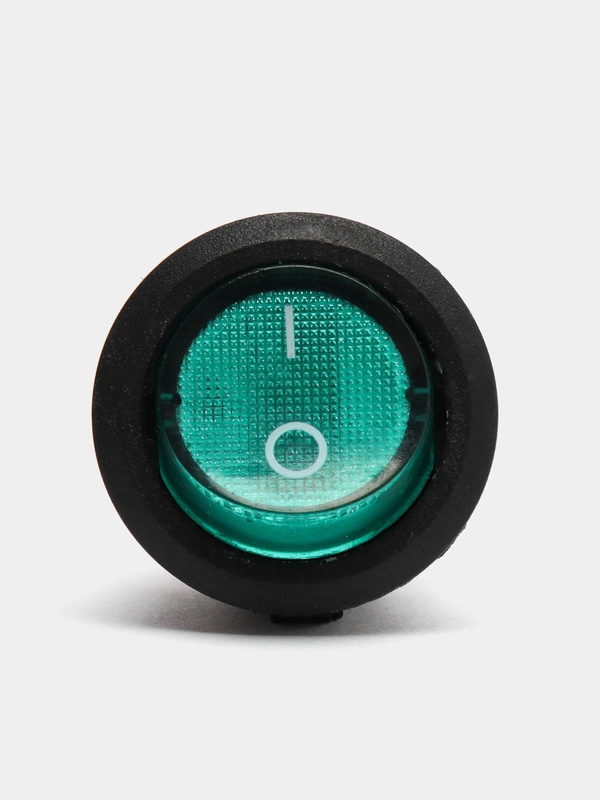 Переключатель IRS-101-9C on-off зеленый (6A 250VAC)