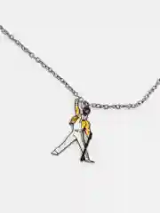 Бежевый брелок-подвеска "Queen Freddie Mercury" (Фредди Меркьюри)