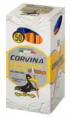 Прозрачный ручка шариковая CORVINA 51-Vintage, синяя, узел 1 мм