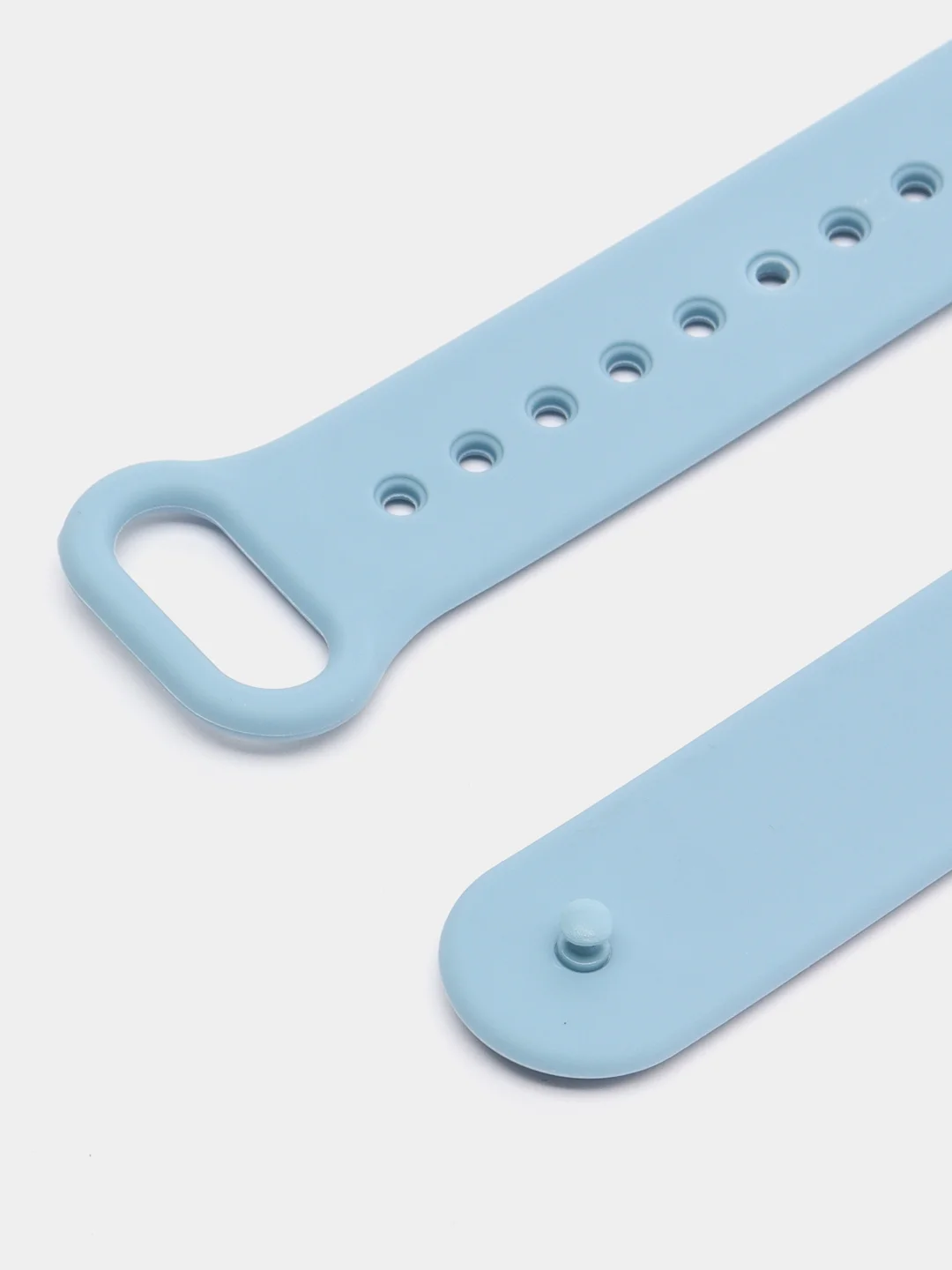 Голубой ремешок для Xiaomi Mi Band 8 / 9, силиконовый