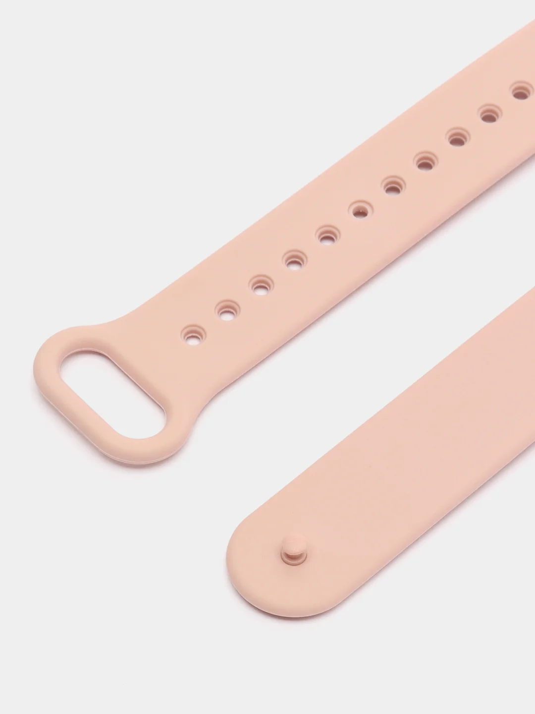 Розовый ремешок для Xiaomi Mi Band 8 / 9, силиконовый