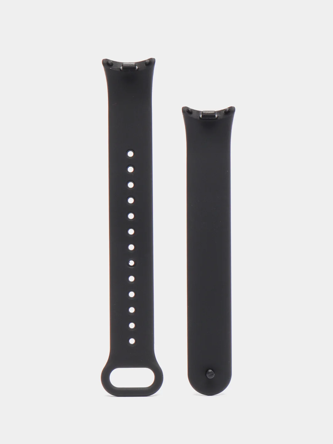 Черный ремешок для Xiaomi Mi Band 8 / 9, силиконовый