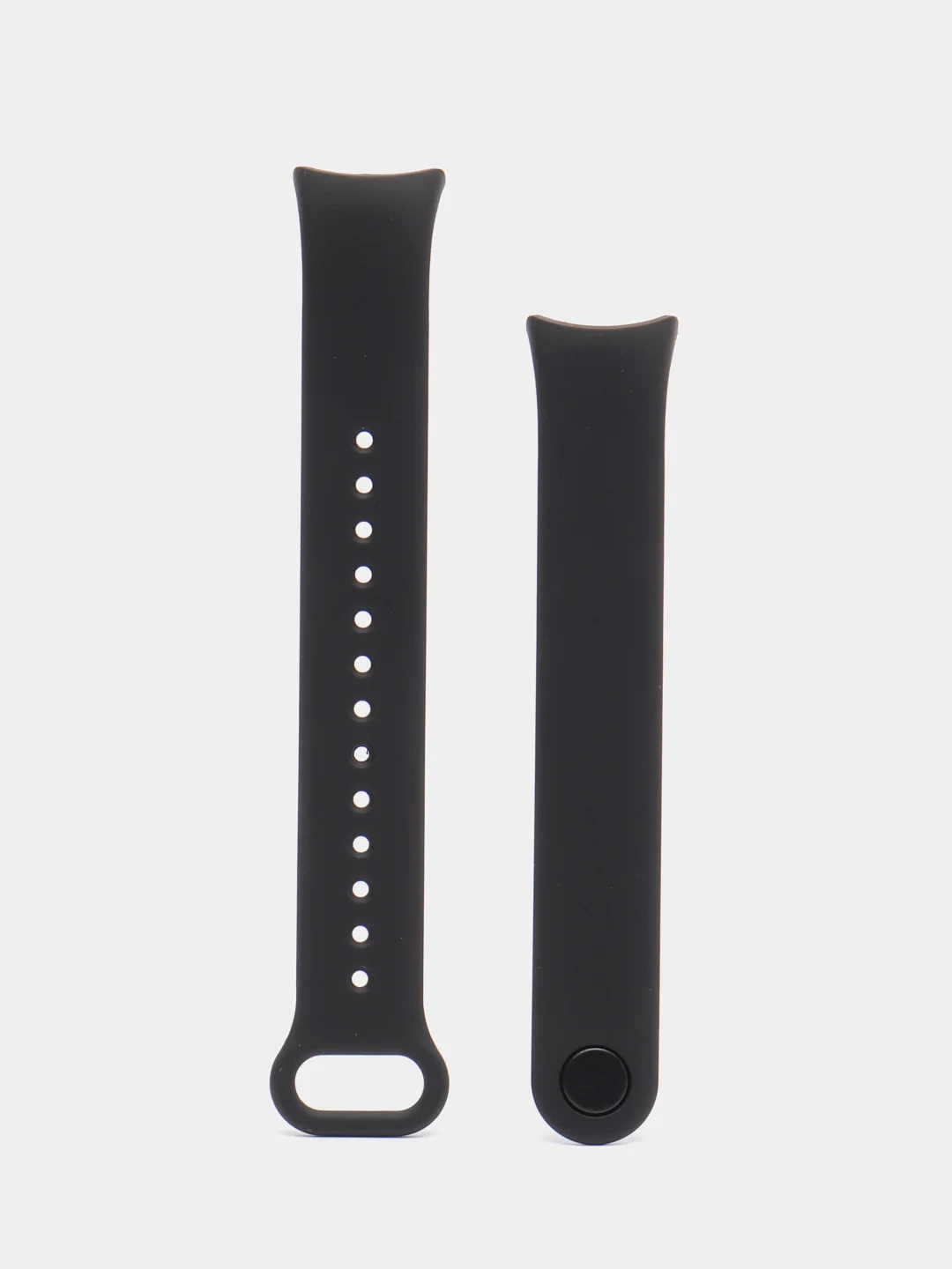 Черный ремешок для Xiaomi Mi Band 8 / 9, силиконовый