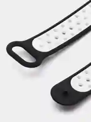 Белый ремешок для Xiaomi Mi Band 8 / 9, силиконовый спортивный