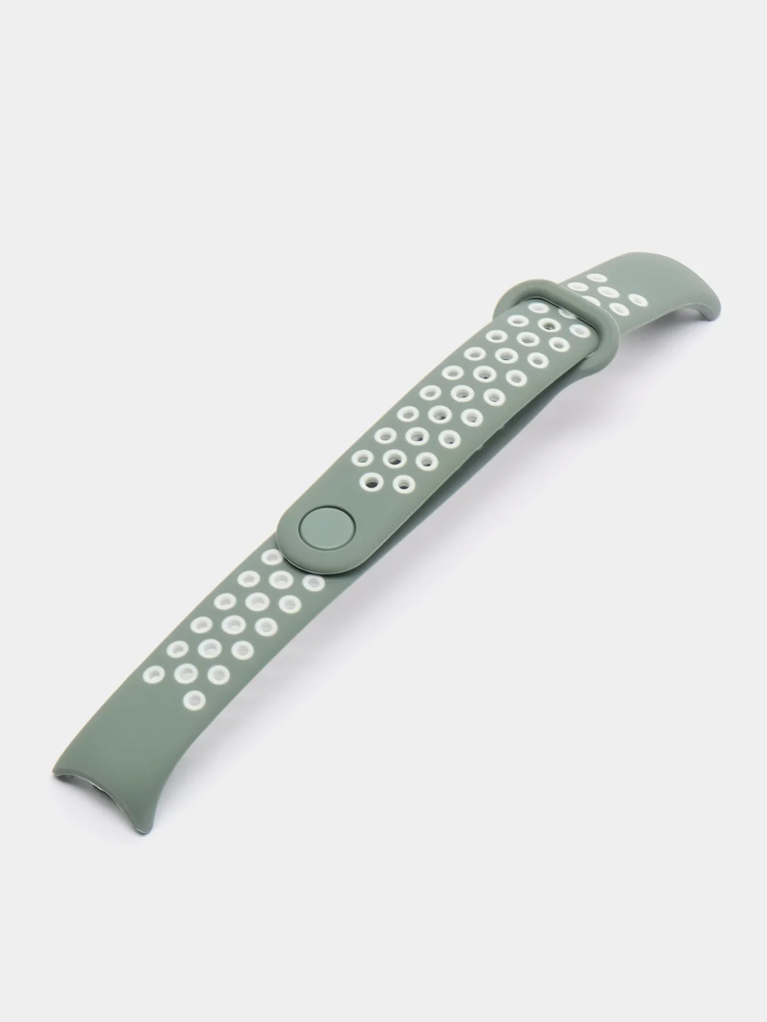 Оливковый ремешок для Xiaomi Mi Band 8 / 9, силиконовый спортивный
