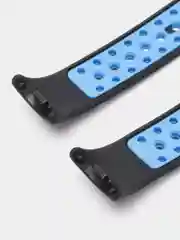 Синий ремешок для Xiaomi Mi Band 8 / 9, силиконовый спортивный