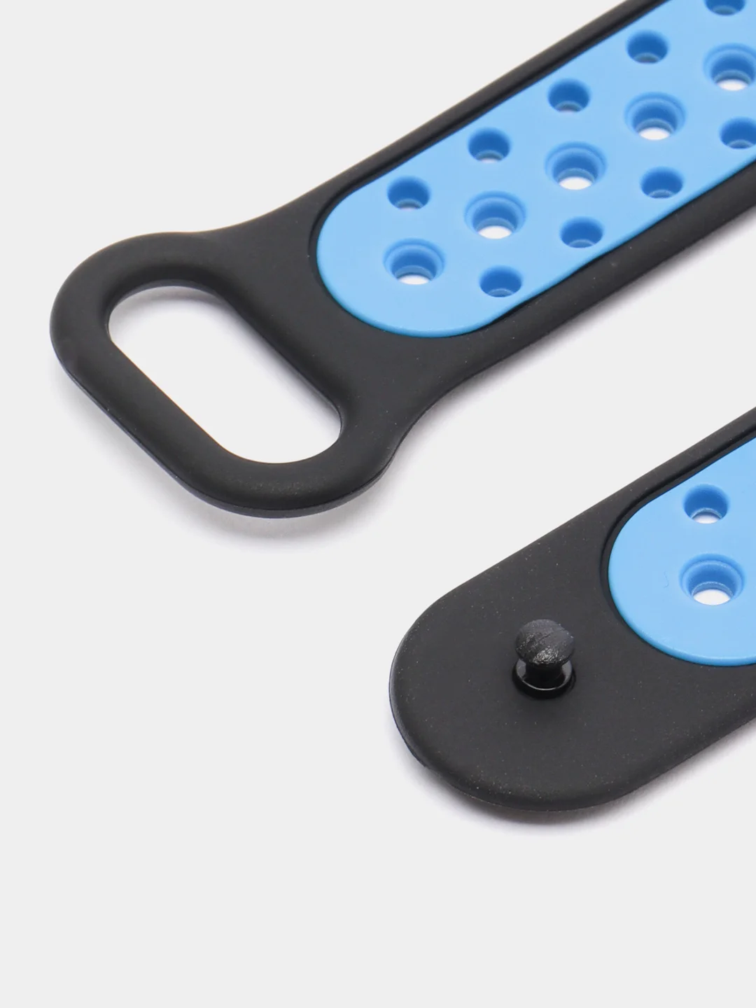 Синий ремешок для Xiaomi Mi Band 8 / 9, силиконовый спортивный