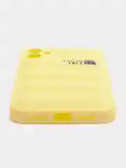 Желтый чехол с логотипом The North Face, на iPhone (Айфон) 11, 13, 14, 15, 7, 8 Plus, XXS, XR, 12 Pro Max, Plus