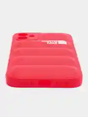 Красный чехол с логотипом The North Face, на iPhone (Айфон) 11, 13, 14, 15, 7, 8 Plus, XXS, XR, 12 Pro Max, Plus