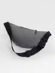 Серый сумка мужская, женская, на пояс, через плечо