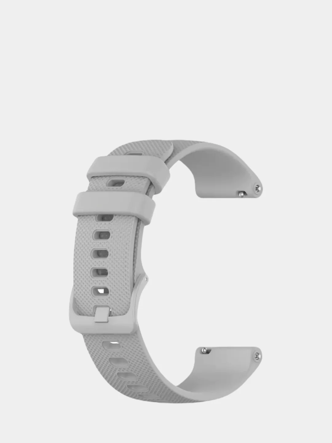 Серый силиконовый ремешок для Xiaomi Amazfit Bip / GTR 42 мм / GTS / Samsung Gear S2 / 20 22 мм