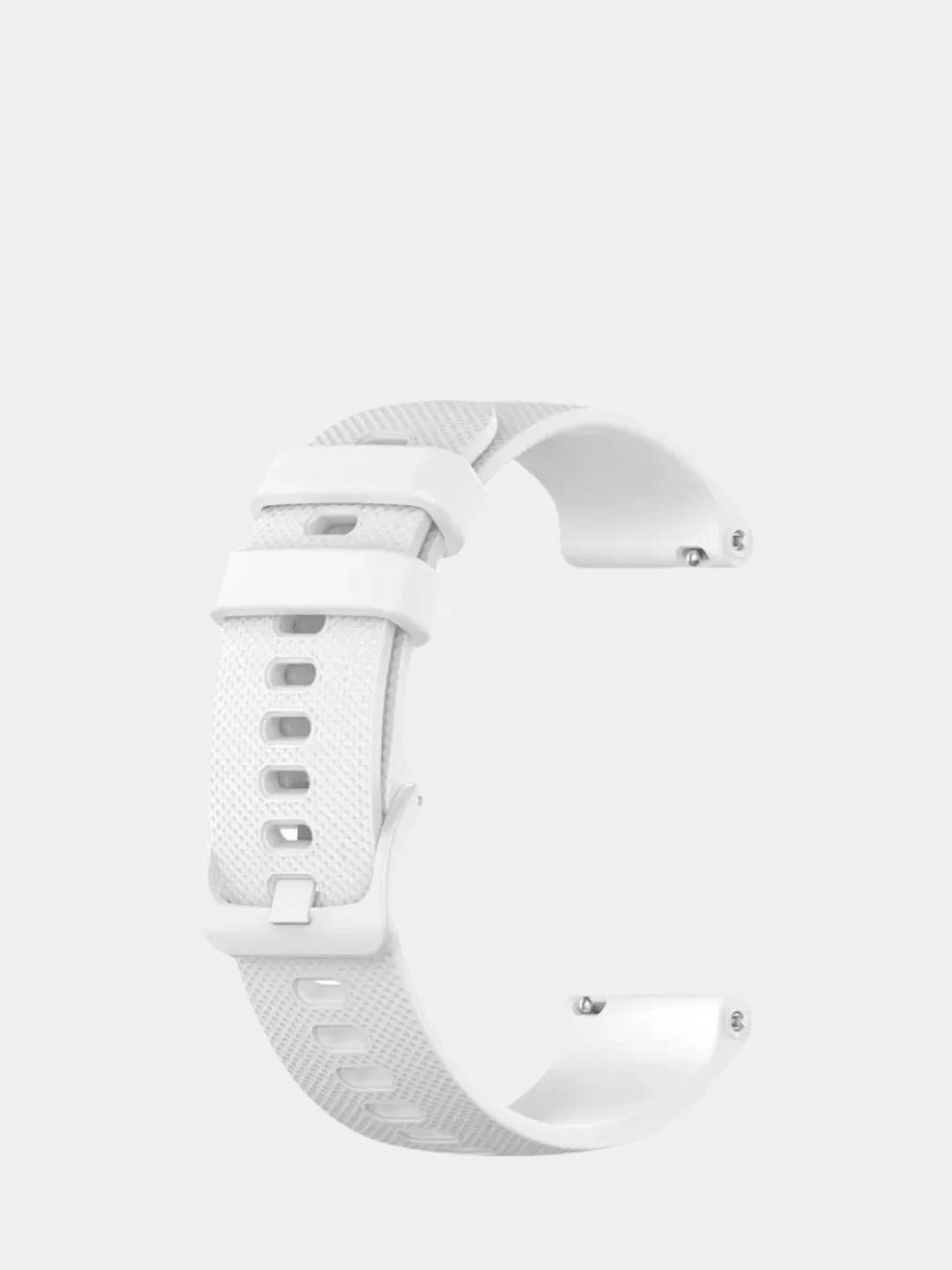 Белый силиконовый ремешок для Xiaomi Amazfit Bip / GTR 42 мм / GTS / Samsung Gear S2 / 20 22 мм