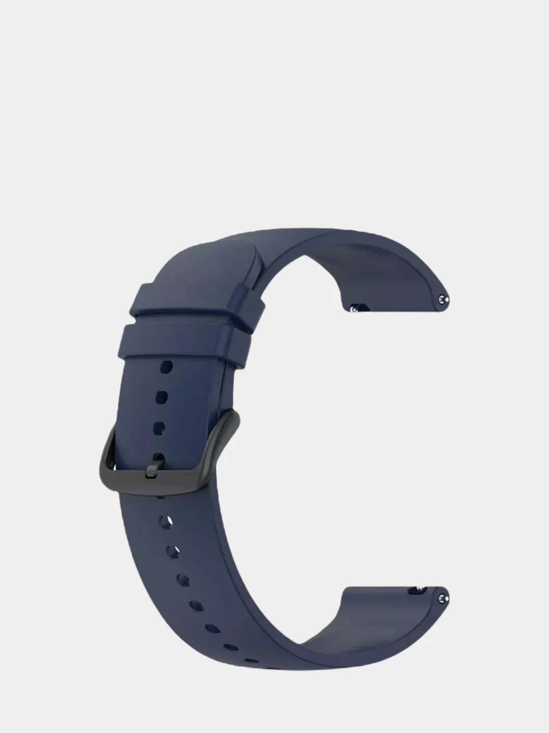 Темно-синий силиконовый ремешок для Xiaomi Amazfit Bip / GTR 42 мм / GTS/ Samsung Gear S2 / 20 / 22 мм