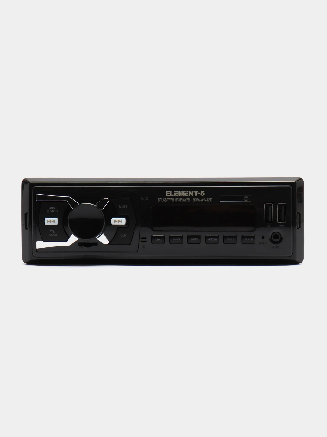 Черный автомагнитола Element-5, AUX, USB c пультом