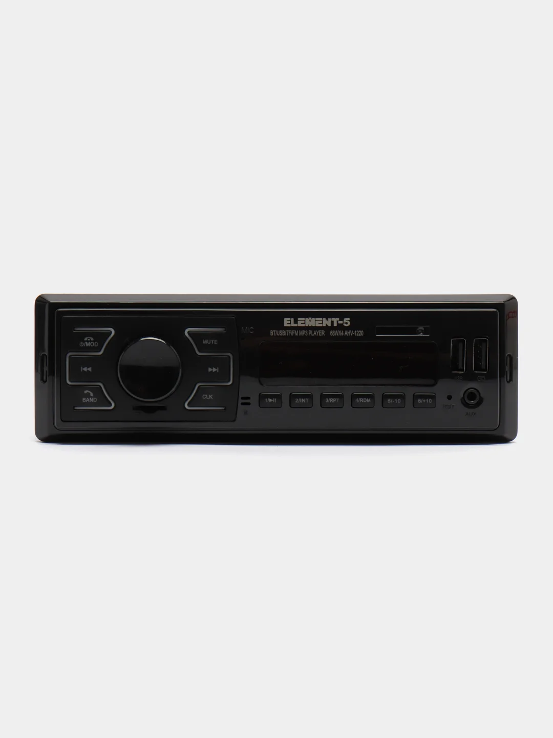 Белый автомагнитола Element-5, AUX, USB c пультом