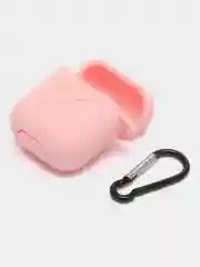 Конфетный чехол для беспроводных наушников AirPods 1/2 с карабином, силиконовый
