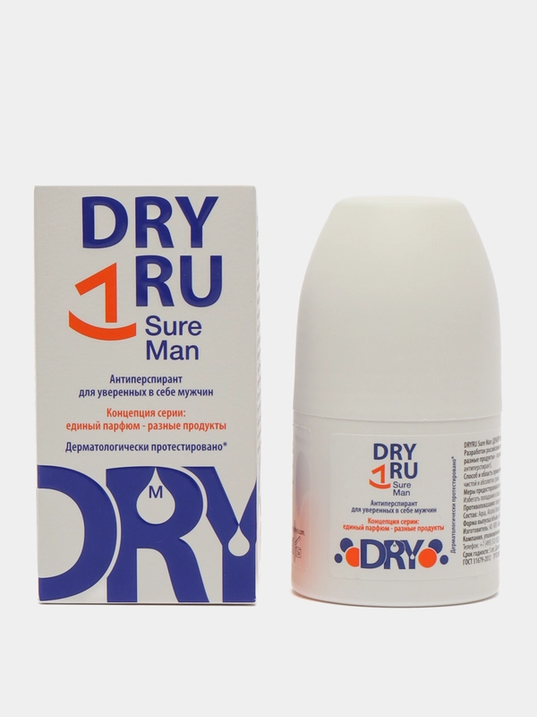 Dry RU Sure Man / дезодорант / антиперспирант для мужчин