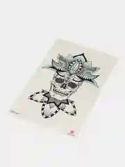 Коралловый татушки, временная тату Цветы/Ловец снов 21*14 см/Переводная тату, цветные, черно-белые