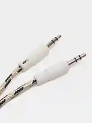 Кабель AUX 3.5 mm в тканевой оплетке, Mini jack, двусторонний