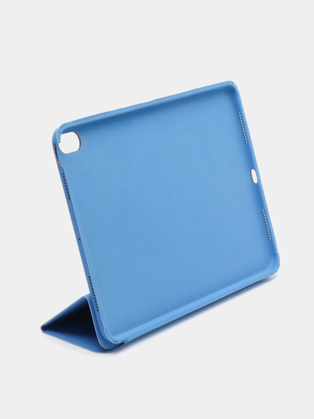 Синий стильный чехол со шторкой для iPad
