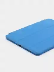 Синий стильный чехол со шторкой для iPad