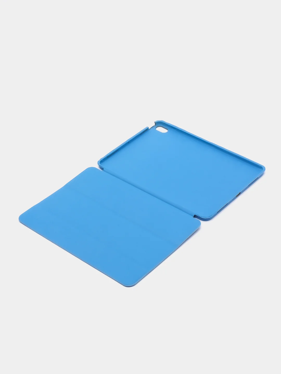 Синий стильный чехол со шторкой для iPad