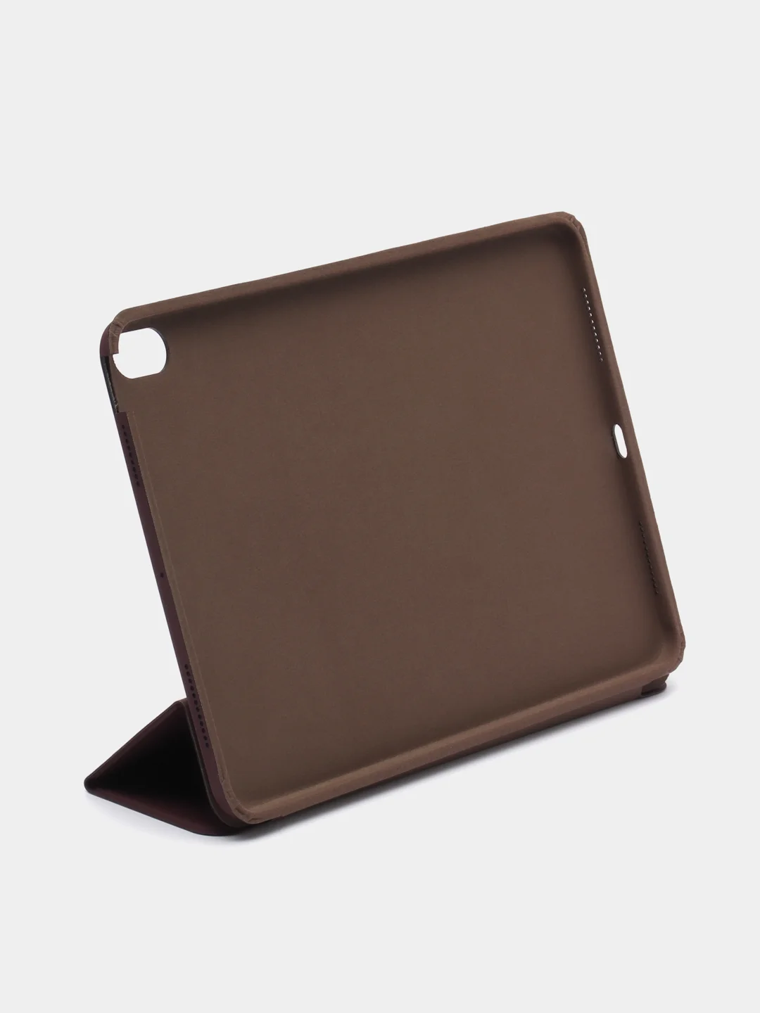 Коричневый стильный чехол со шторкой для iPad