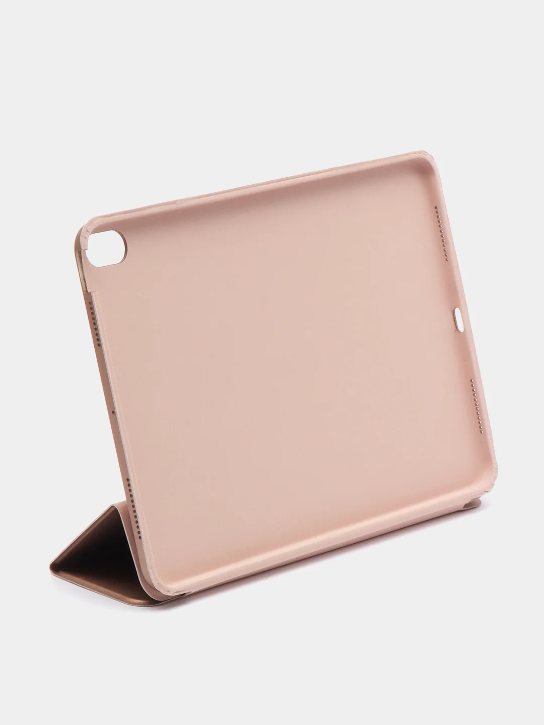 Пудровый стильный чехол со шторкой для iPad