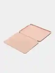 Пудровый стильный чехол со шторкой для iPad