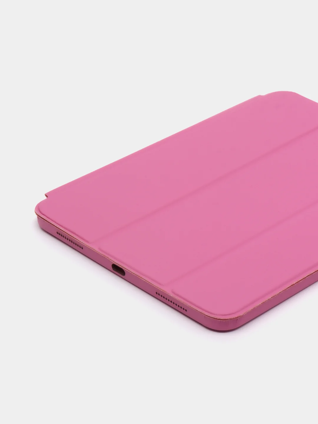 Тёмно-розовый стильный чехол со шторкой для iPad
